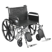 Drive Medical Sentra EC Heavy Duty Wheelchair - 24" Seat std24ecdfa-elr